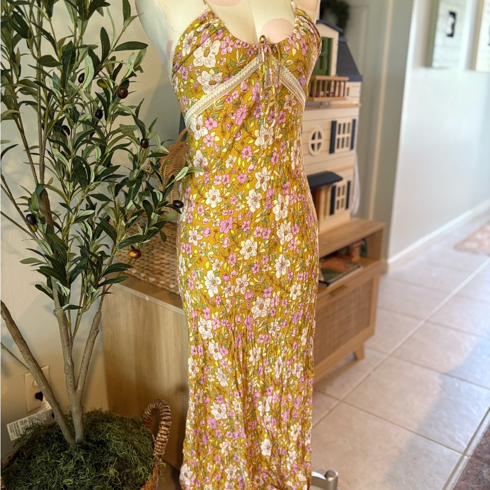 Free People Intimately “All I Wanted” Slip Dress – Mellow Yellow (XS)